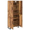 vidaXL Highboard 2 pcs Old Wood 69.5 x 34 x 180 cm