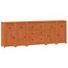 vidaXL Sideboard 5 pcs Wax Brown 226 x 35 x 80 cm Solid Pine Wood