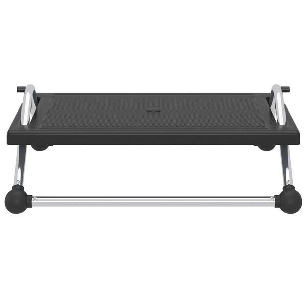 vidaXL Footrest Black 45x40x13.5 cm