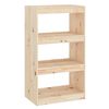 vidaXL Book Cabinet/Room Divider 60x30x103.5 cm Solid Wood Pine