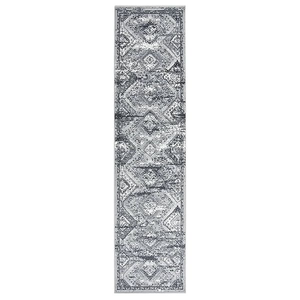 vidaXL Runner Rug BCF Oriental Grey 60x200 cm
