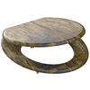 SCH&Uuml;TTE Toilet Seat SOLID WOOD MDF Printed