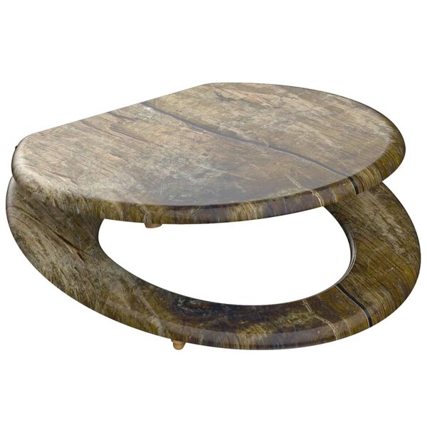 SCH&Uuml;TTE Toilet Seat SOLID WOOD MDF Printed