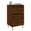 vidaXL Bedside Cabinet Brown Oak 40x35x70 cm
