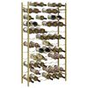 vidaXL Wine Rack for 72 Bottles Gold Metal