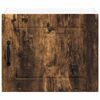 vidaXL Kitchen Cabinet Smoked Oak 50 x 31 x 40 cm Engineered Wood