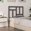 vidaXL Bed Headboard Grey 95.5x4x100 cm Solid Wood Pine