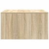 vidaXL Coffee Table with Drawers Sonoma Oak 70.5x70x40 cm