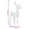 vidaXL Christmas Reindeers 4 pcs Warm White 160 LEDs Acrylic