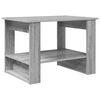 vidaXL Coffee Table Grey Sonoma 72 x 50 x 50 cm Engineered Wood