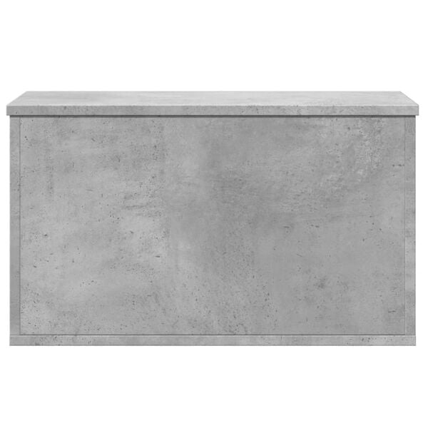 vidaXL Storage Box Concrete Grey 60x35x35 cm Engineered Wood