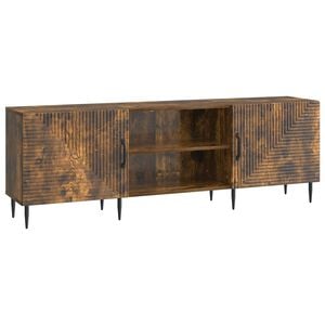 vidaXL TV Cabinet Smoked Oak 150 x 31 x 50 cm Engineered Wood