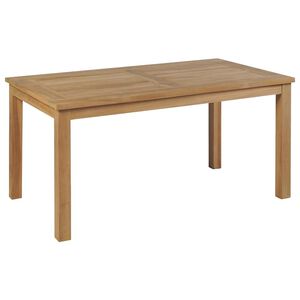 vidaXL Coffee Table | Brown | Solid Teak Wood | 90x50x45 cm | Sturdy