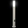 vidaXL Bollard Lights with Outlet 3pcs 80 cm Stainless Steel IP44