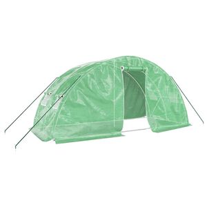 vidaXL Greenhouse with Steel Frame Green 10 m&sup2; 5x2x2.3 m