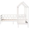 vidaXL Day Bed Set with Roof without Mattress White 80x200 cm