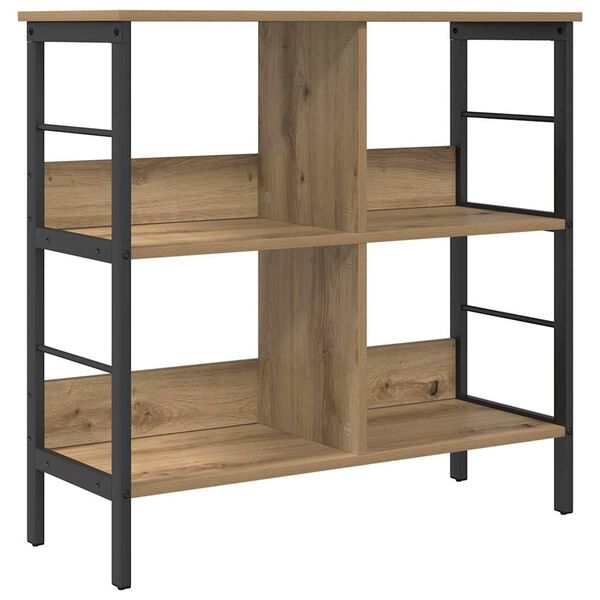 vidaXL Bookshelf Artisan Oak 82 x 32 x 79 cm Engineered Wood