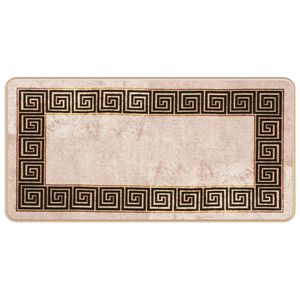 vidaXL Rug Runner MARSA Black 50 x 100 cm Polyester and PVC