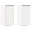 vidaXL Wall Cabinets 2 pcs White 30x30x60 cm Solid Wood Pine