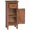 vidaXL Plant Stand with Drawer Brown 36 x 25 x 80 cm Mahogany Wood