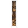vidaXL Bookcase Old wood 76 x 32 x 192 cm Engineered wood