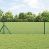 vidaXL Welded Wire Fence Green 1.4 x 10 m