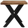 vidaXL Dining Table 140x70x75 cm Solid Acacia Wood