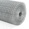 vidaXL Welded Wire Fence Silver 0.8 x 50 m