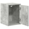 vidaXL Garage Wall Cabinets 2 pcs Concrete Grey Engineered Wood