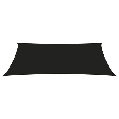 vidaXL Sunshade Sail Oxford Fabric Rectangular 2.5x5 m Black