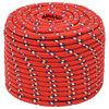 vidaXL Boat Rope Red 14 mm 25 m Polypropylene