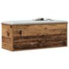 vidaXL Storage Box Old Wood 90 x 35 x 35 cm Engineered Wood