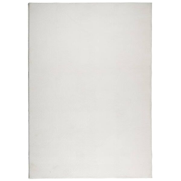 vidaXL Rug IZA Short Pile Scandinavian Look Cream 120x170 cm