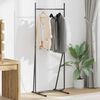 vidaXL Clothes Rack Black 62 x 48 x 158 cm Steel