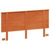 vidaXL Headboard Wax Brown 160 cm Solid Wood Pine