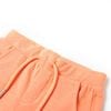 Kids' Shorts with Drawstring Neon Orange 128