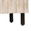 vidaXL Sideboard White Wash Finish 60 x 33 x 75 cm Solid Mango Wood