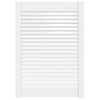 vidaXL Cabinet Door Louvred Design White 69x49.4 cm Solid Wood Pine