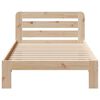 vidaXL Bed Frame without Mattress 90x190 cm Single Solid Wood Pine