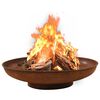 vidaXL Fire Pit 80 cm Steel