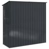 vidaXL Garden Sheds Anthracite 203 x 85.5 x 200 cm Metal