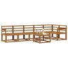 vidaXL Outdoor Sofa Set 7 pcs Natural Solid Acacia Wood