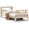 vidaXL Bed Frame with Headboard without Mattress 90x190 cm Single