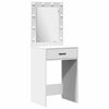 vidaXL Dressing Table Set 2 pcs White 50 x 41 x 135 cm Engineered wood