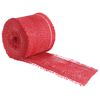 vidaXL Jute Roll 10 x 5000 cm Red