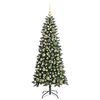 vidaXL Artificial Christmas Tree with 150 LEDs with Stand Green 150 cm