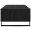 vidaXL Coffee Table Black Oak 104 x 60 x 35 cm Engineered Wood