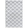 vidaXL Runner Rug BCF Grey and White 100x150 cm