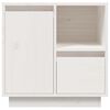 vidaXL Bedside Cabinets 2 pcs White 50x34x50 cm Solid Wood Pine