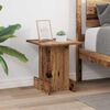 vidaXL End Table Old Wood 35.5 x 35 x 40 cm Engineered Wood